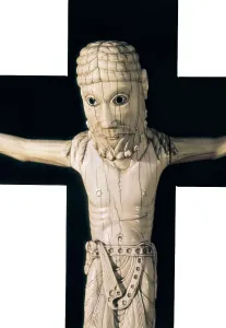 Ivory Prints: Christ of Carrizo. 11th c. Detail
