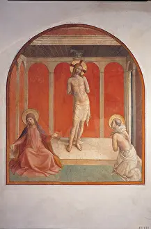 Dominic Prints: Christ at the Column, by Guido di Pietro (Piero) known as Beato Angelico