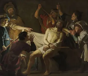 Jesus Of Nazareth Prints: Christ Crowned with Thorns, by Gerard van Honthorst