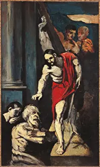 Five People Prints: Christ in Limbo, by Paul Czanne