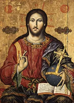 Hair Prints: Christ Pantocrator, attributed to Mihal Anagnosti