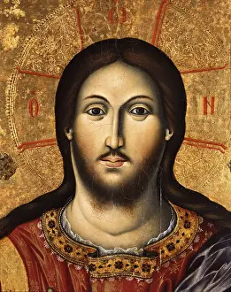 Hair Prints: Christ pantocrator, by Mihal Anagnosti