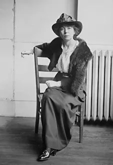 Militants Prints: Christabel Pankhurst, co-founder of the Womens Social and Political Union (WSPU)