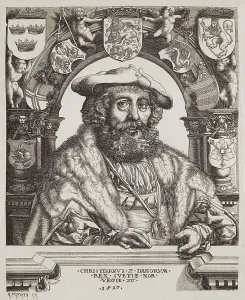 Sweden Prints: CHRISTIAN II (1481-1559). Etching. AISA/Everett Collection**US SALES ONLY**