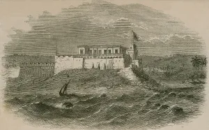 Enslaved Prints: Christianborg Castle, On the Gold Coast (now Ghana) in 1859