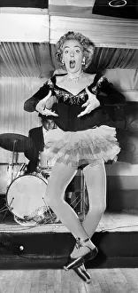 Christine Prints: Christine Jorgensen in one of her acts at the Caf Society Club in Greenwich Village