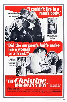 Images Dated 15th May 2015: THE CHRISTINE JORGENSEN STORY, US poster art, John Hansen, 1970