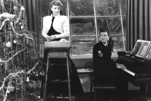 Christmas Prints: CHRISTMAS IN CONNECTICUT, Barbara Stanwyck, Dennis Morgan, 1945