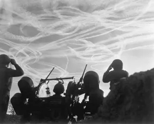 Cold Prints: Christmas Day dogfights streaked the sky with vapor trails from Allied and German planes