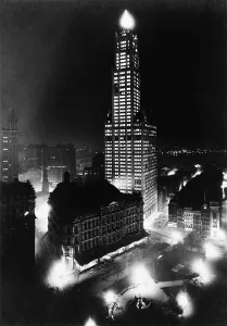 Images Dated 10th August 2007: The Chrysler Building at night, New York City, circa late 1920s
