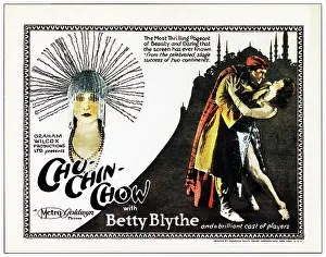 1923 Movies Prints: CHU-CHIN-CHOW, from left, Herbert Langley, Betty Blythe, 1923