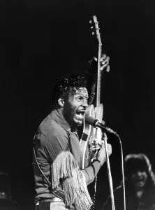 Chuck Prints: Chuck Berry, 1972. Courtesy: CSU Archives/Everett Collection