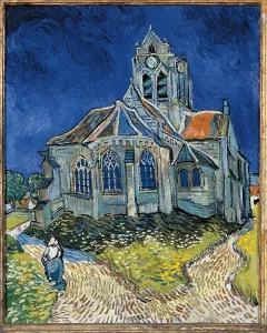 Building Exterior Prints: The Church at Auvers, by Vincent Van Gogh