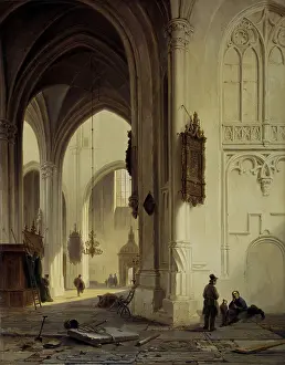 Space Prints: Church Interior, by Bartholomeus Johannes van Hove