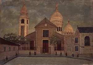 Clock Prints: The church of Saint Pierre in Montmartre