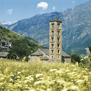 Lleida Prints: Church of Sant Climent in Tall