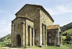 Middle Age Prints: Church of Santa Cristina de Lena
