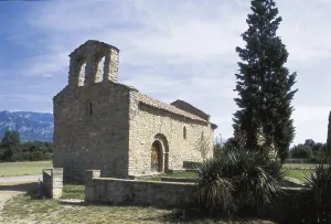 Sierra Del Torcal Prints: Church of Santa Mara. 12th c. SPAIN