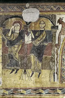 Lleida Prints: Church of Santa Mara in Tall. Paintings in the central apse