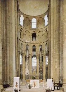 Frenchman Prints: Church of St. 12th c. FRANCE. Conques