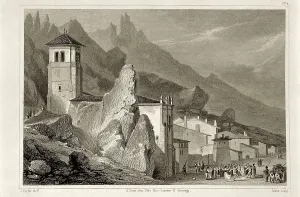 Church of the town of Pancorvo. Engraving. SPAIN. Madrid. National Library. AISA/Everett Collection**US SALES ONLY**