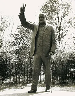 Washington D Prints: Churchill, Sir Winston Leonard Spencer (1874-1965)