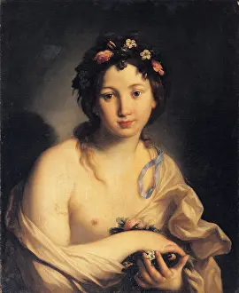 Emilia Romagna Prints: Cignani Carlo, Flora, 17th Century