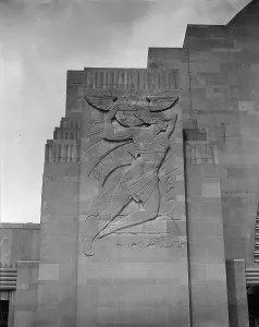 Cincinnati Prints: Cincinnati Union Terminal, South bas relief