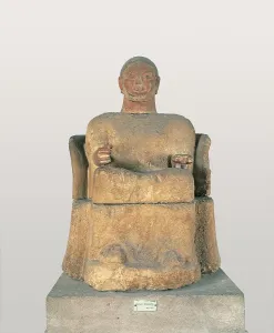 Tomb Prints: Cinerary Statue, Chiusi, by Unknown Artist