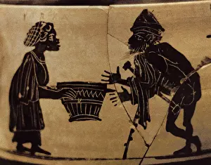 Central Greece Prints: Circe offers her magic potion to Ulysses