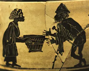 Wine Producing Prints: Circe offers her magic potion to Ulysses