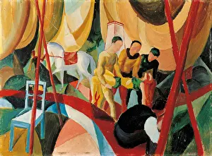 Show Prints: Circus (Circo), by August Macke