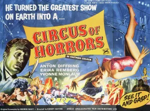 Anton Prints: CIRCUS OF HORRORS, Anton Diffring (left), 1960
