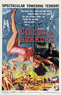 1960 Movies Prints: CIRCUS OF HORRORS, poster art, 1960