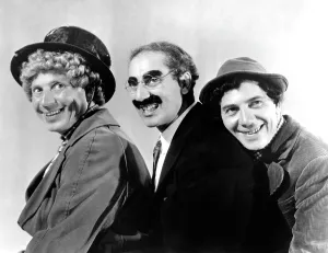 Chico Prints: AT THE CIRCUS, from left: Harpo Marx, Groucho Marx, Chico Marx, 1939