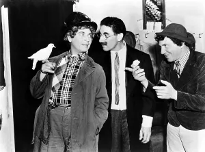 Chico Prints: AT THE CIRCUS, from left, Harpo Marx, Groucho Marx, Chico Marx, 1939