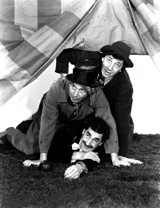 Chico Prints: AT THE CIRCUS, The Marx Brothers (T-B: Chico, Harpo, Groucho), 1939