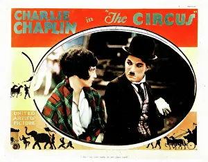 1928 Movies Prints: THE CIRCUS, Merna Kennedy, Charlie Chaplin, poster art, 1928