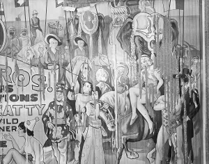 Advertisement Prints: Circus poster, Alabama, photograph by Walker Evans, December, 1935