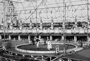 Amusement Park Prints: Circus rings, Luna Park, Coney Island, N.Y. ca. 1900