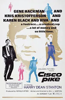 Hackman Prints: CISCO PIKE, from left: Gene Hackman, Kris Kristofferson on poster art, 1971