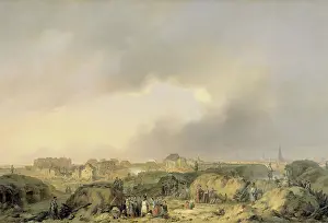 Belgium Prints: Citadel of Antwerp shortly after the Siege of Nov