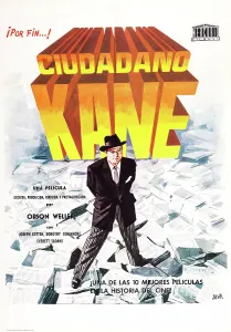 CITIZEN KANE, (aka CIUDADANO KANE), Spanish language poster art, 1941