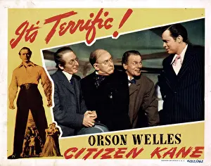 Orson Prints: CITIZEN KANE, from left, Everett Sloane
