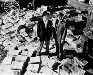 Publisher Prints: CITIZEN KANE, from left, Orson Welles, Joseph Cotten, 1941