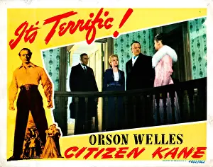 Orson Prints: CITIZEN KANE, left, Ray Collins, Dorothy Comingore, Orson Welles, Ruth Warrick, 1941