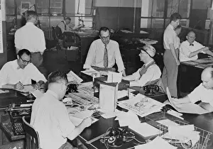 Papers Prints: The City Desk, the department that handled local news