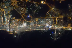 July Prints: City lights of Dubai, United Arab Emirates