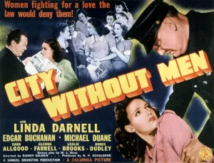 Darnell Prints: CITY WITHOUT MEN, Linda Darnell, 1943