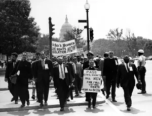 Mra18 Prints: Civil Rights demonstrators in Washington D